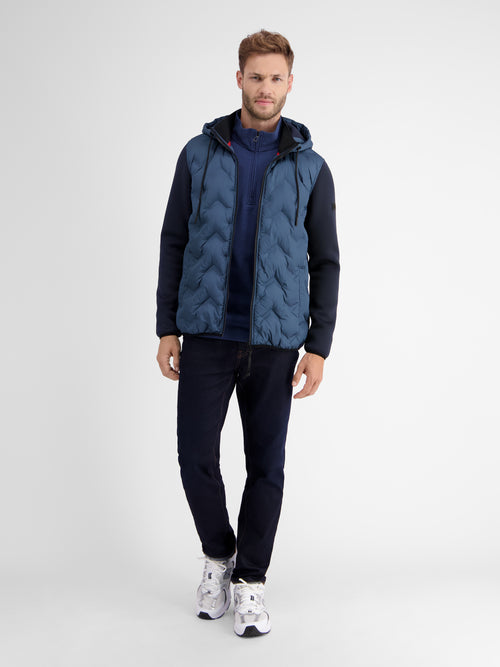 Lerros Sweatjacke mit Nylonfront Kostenlose Rückgabe