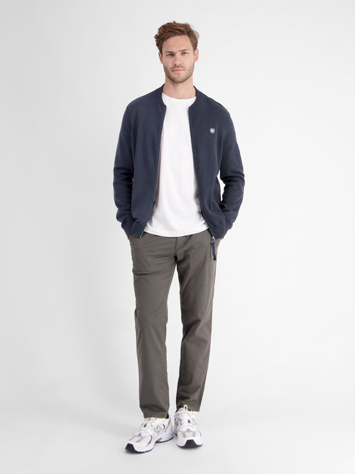 Lerros Strickjacke mit College Kragen für Herren Begrenzte Freigabe