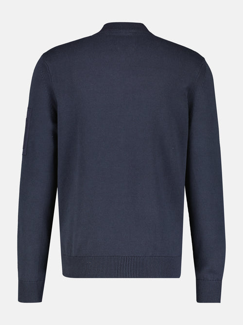Lerros Strickjacke mit College Kragen für Herren Begrenzte Freigabe