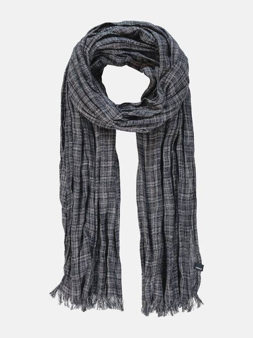 Lerros Schal mit kleinem Karomuster in Knitteroptik Bis zu 55% Rabatt
