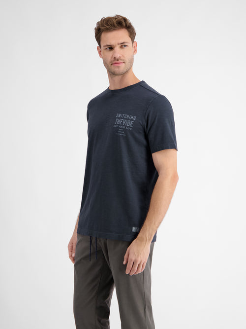 Lerros T-Shirt für Herren mit Brustprint Osterangebot