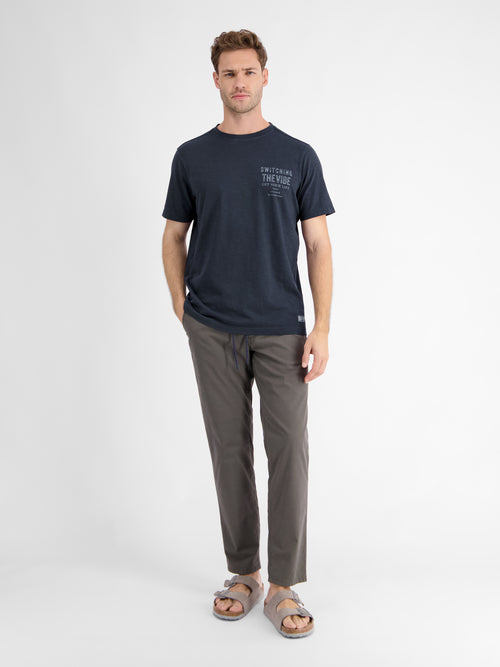 Lerros T-Shirt für Herren mit Brustprint Osterangebot