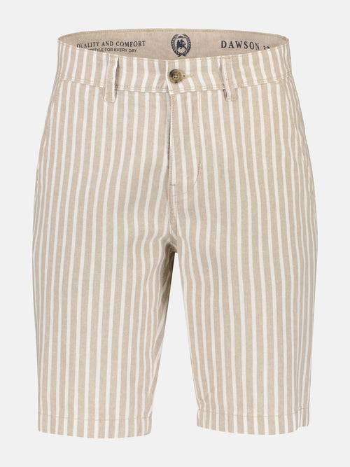 Lerros Leinenmix Bermuda mit sommerlichen Streifen Top Angebot