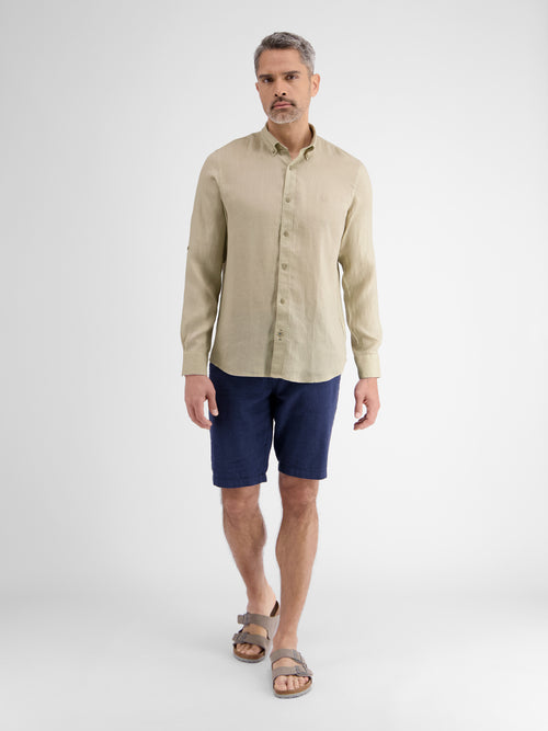 Lerros Lässiges Herren Leinenhemd, Langarm Zeitlich begrenztes Angebot