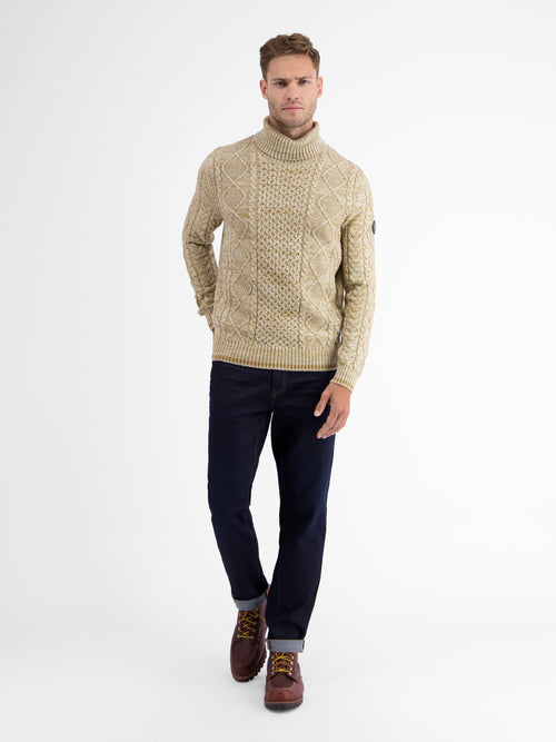Lerros Jacquard-Rollkragenpullover Saisonschlussverkauf