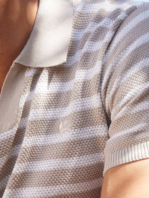 Lerros Gestreiftes Strickpoloshirt 50% Rabatt für begrenzte Zeit