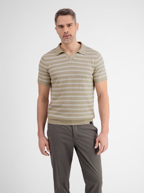 Lerros Gestreiftes Strickpoloshirt 50% Rabatt für begrenzte Zeit