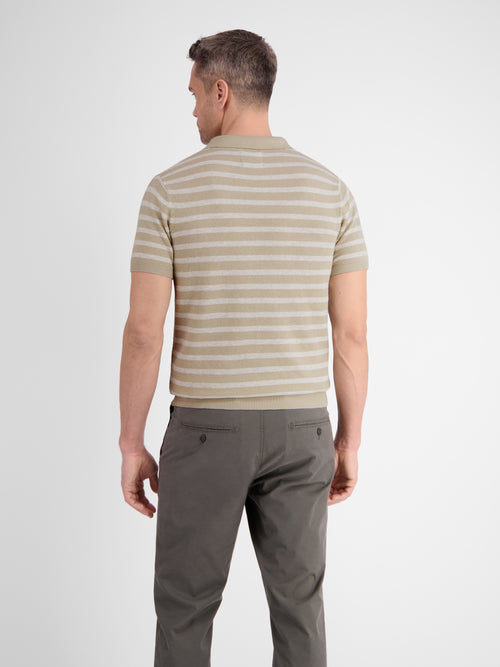 Lerros Gestreiftes Strickpoloshirt 50% Rabatt für begrenzte Zeit