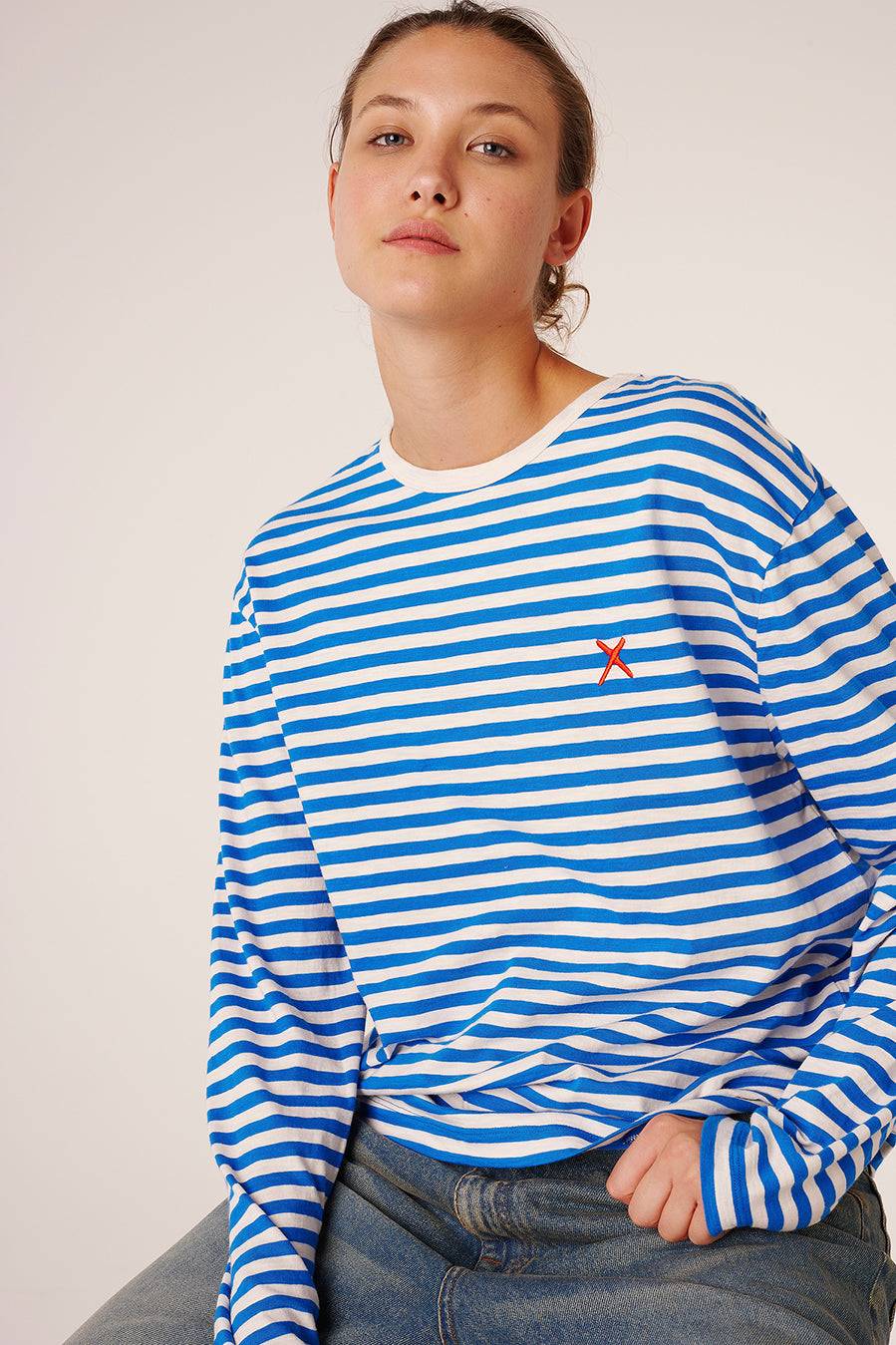 Liv Bergen Longsleeve Unisex in fresh blue Riesige Ersparnisse