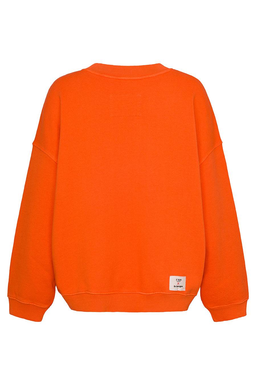 Liv Bergen Sweater RIVA in strong orange Super Sparpreis