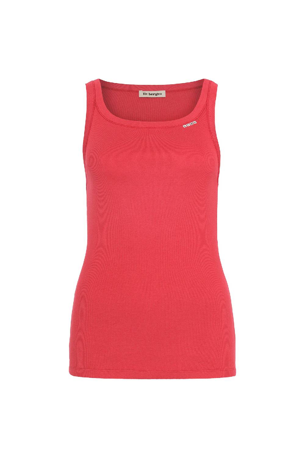 Liv Bergen Top Basic in rouge red 50% Rabatt mit kostenlosem Versand