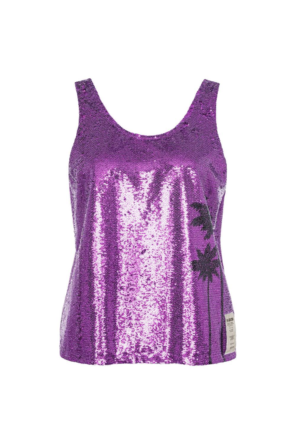 Liv Bergen Top Palms in lilac Black Friday Preise