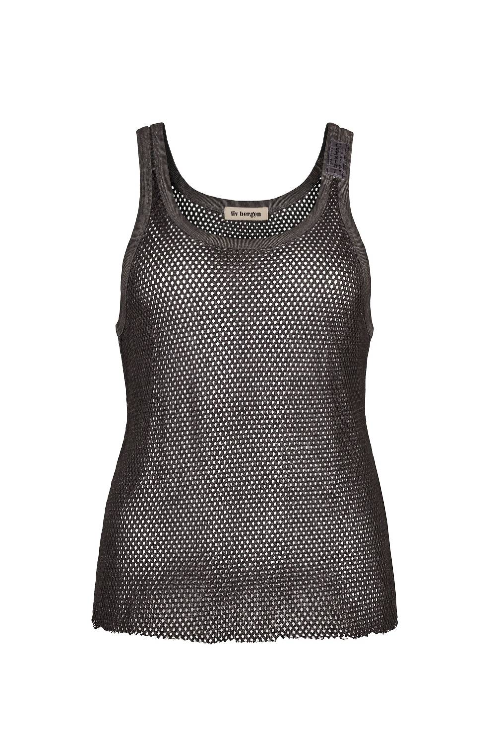 Liv Bergen Top Net in charcoal Outlet
