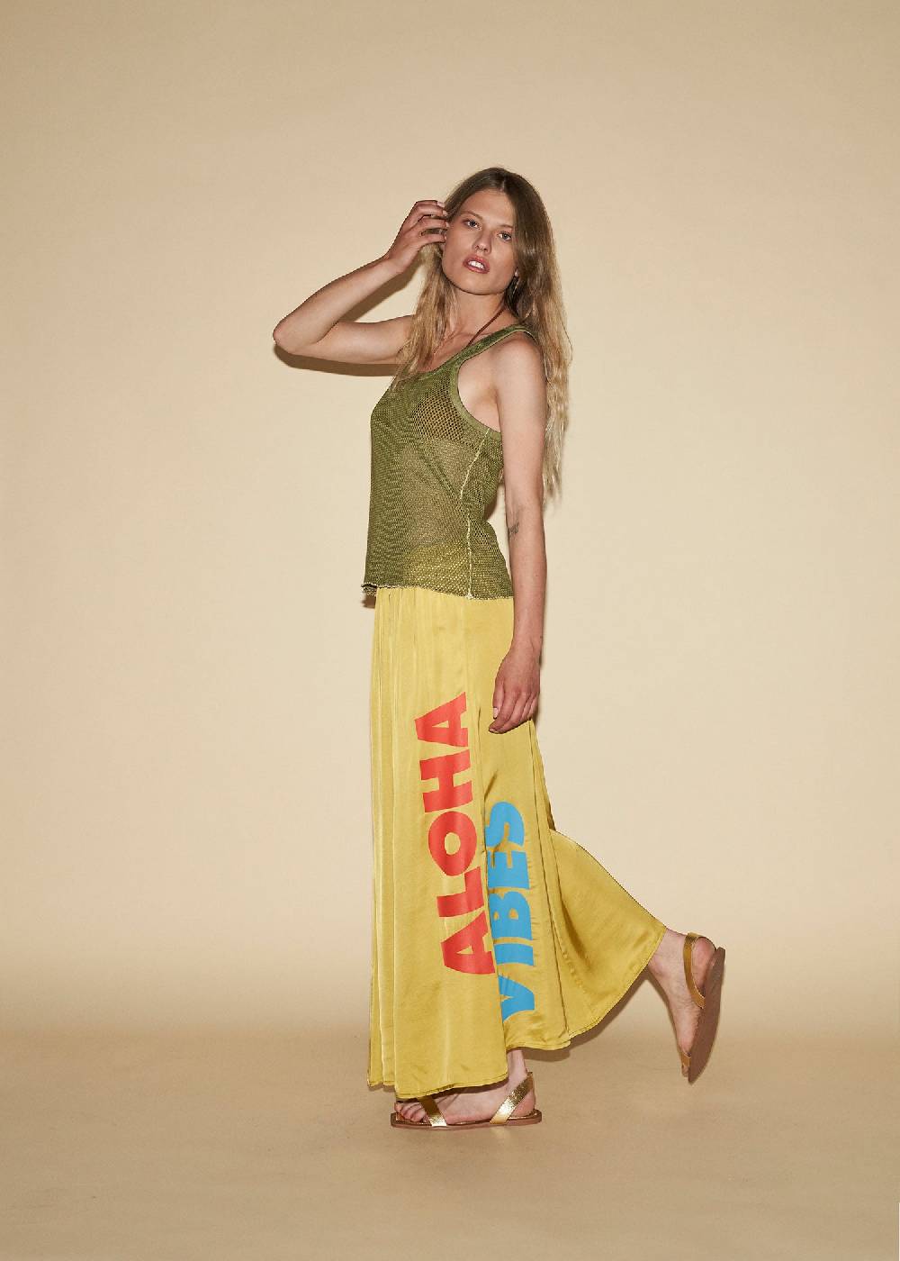 Liv Bergen Top Net in charcoal Outlet