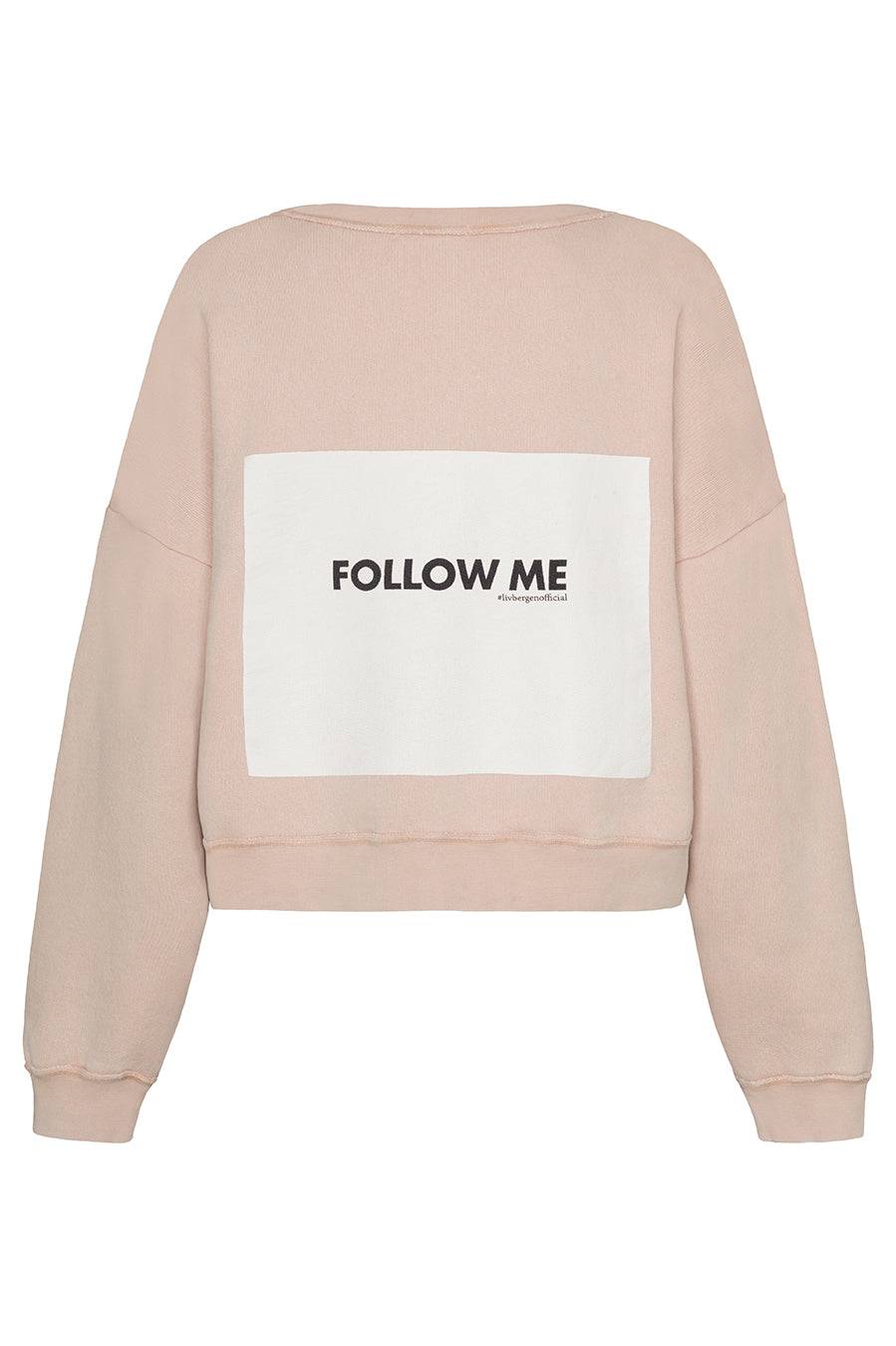Liv Bergen Sweater Follow in ruby tan Versandkostenfrei