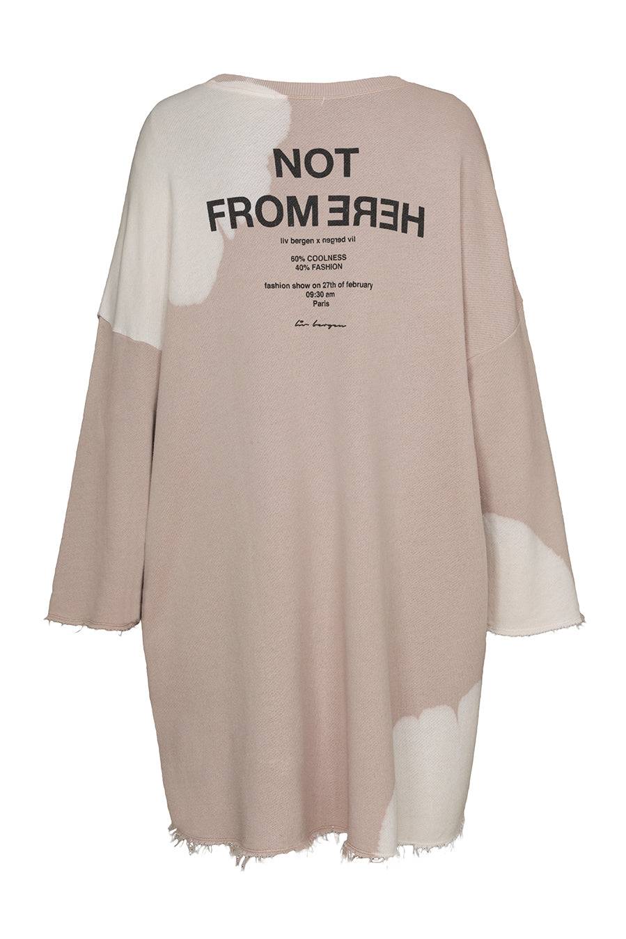 Liv Bergen Kleid Bleached in old rose Großer Ausverkauf