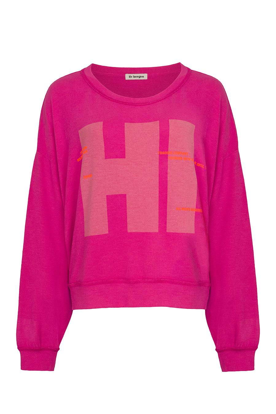 Liv Bergen Sweater HI in raspberry Preisnachlass