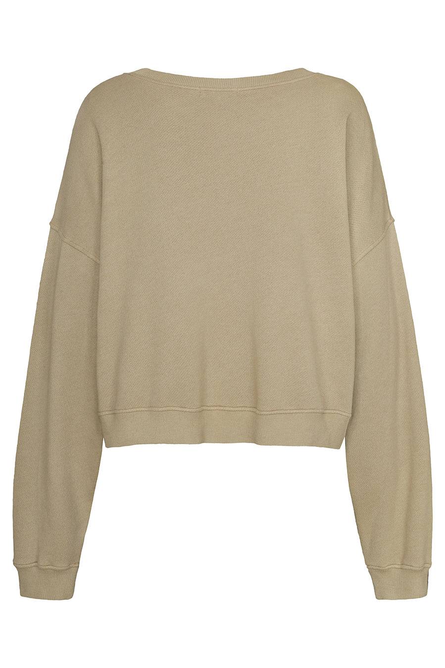 Liv Bergen Sweater Bleached in camel Valentinstagsangebot
