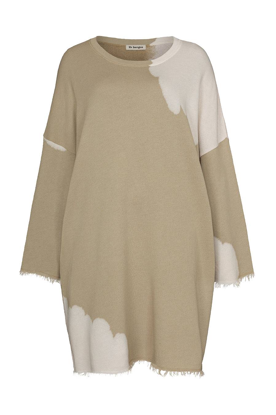 Liv Bergen Kleid Bleached in camel Online Outlet