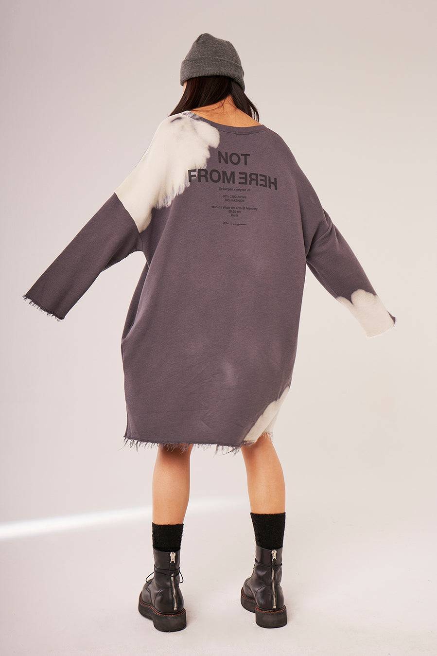 Liv Bergen Kleid Bleached in camel Online Outlet