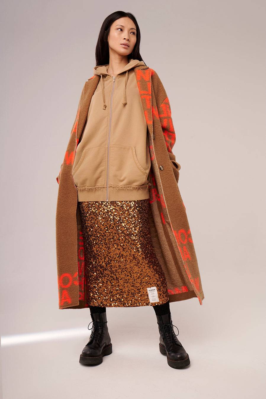 Liv Bergen Mantel Come in camel/orange Bestseller