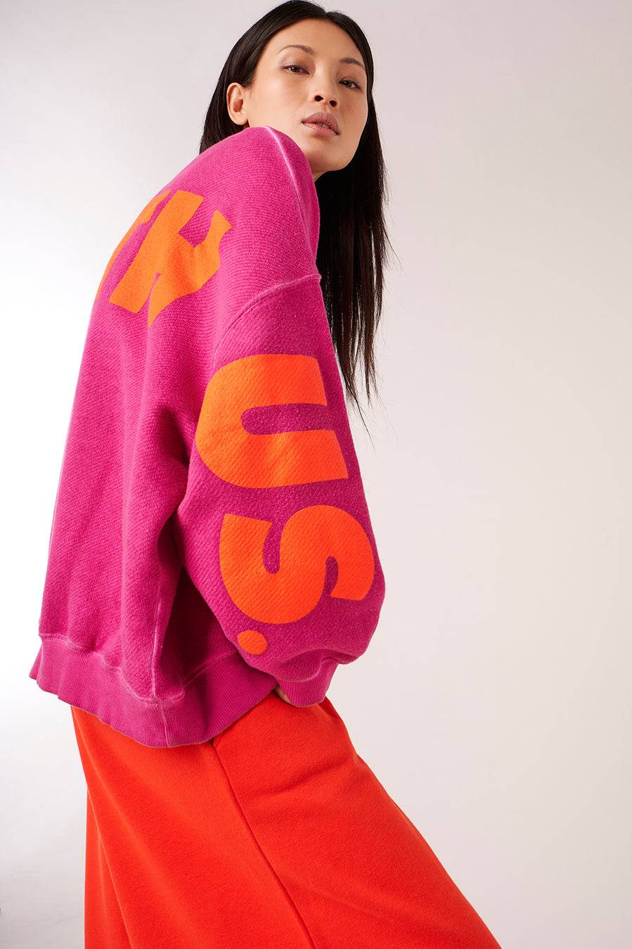 Liv Bergen Weite Hose in orange Saisonale Angebote