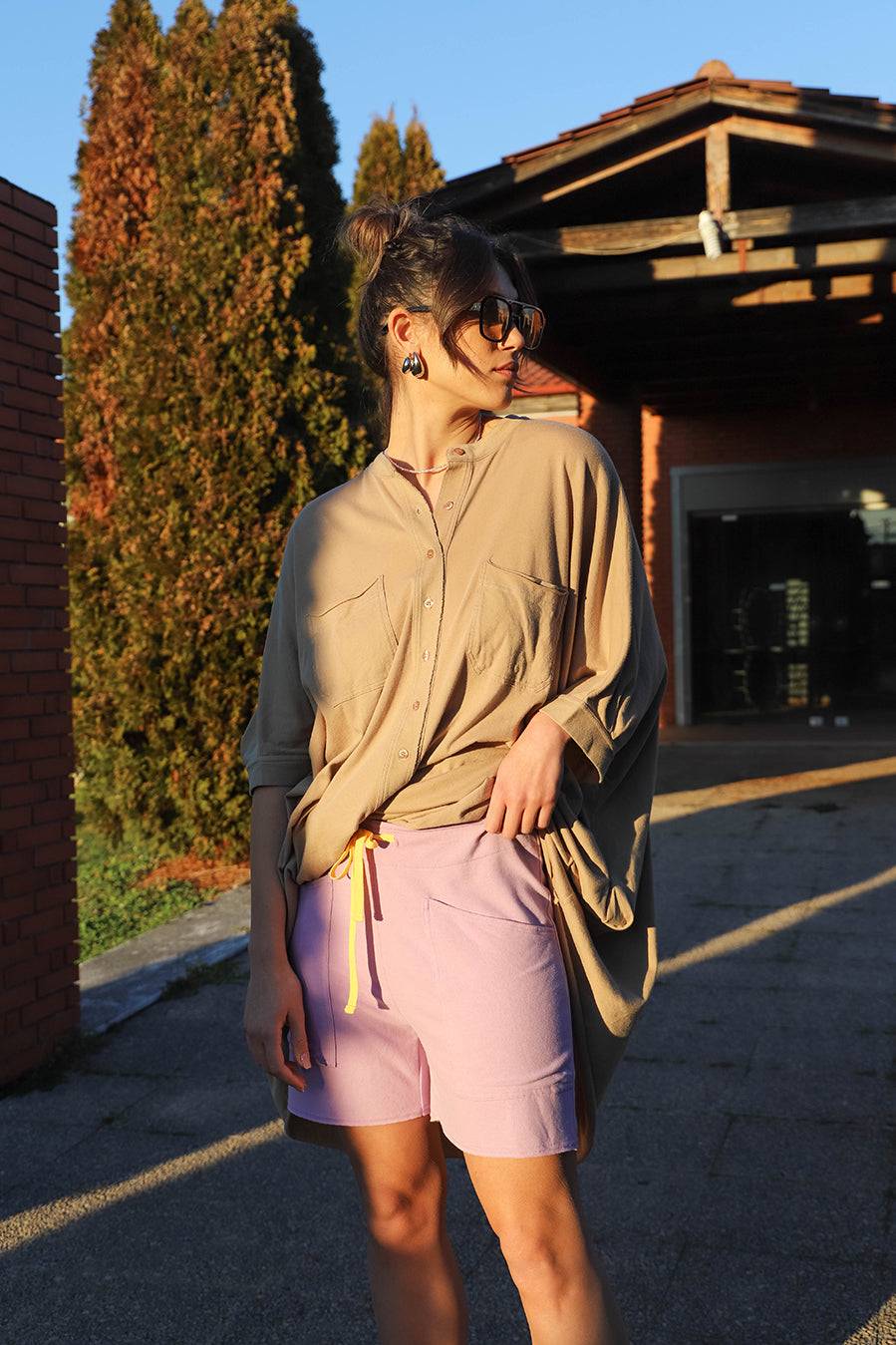 Liv Bergen Shorts Soft in light lilac Vierteljährliche Förderung