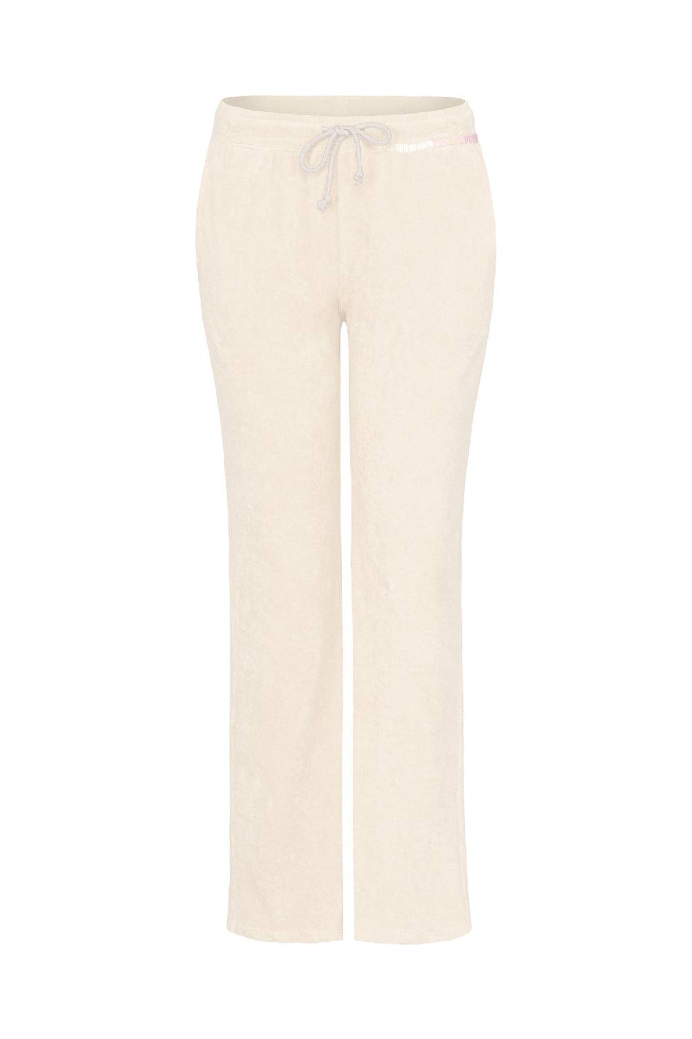 Liv Bergen Hose Frottee in creme Riesige Rabatte