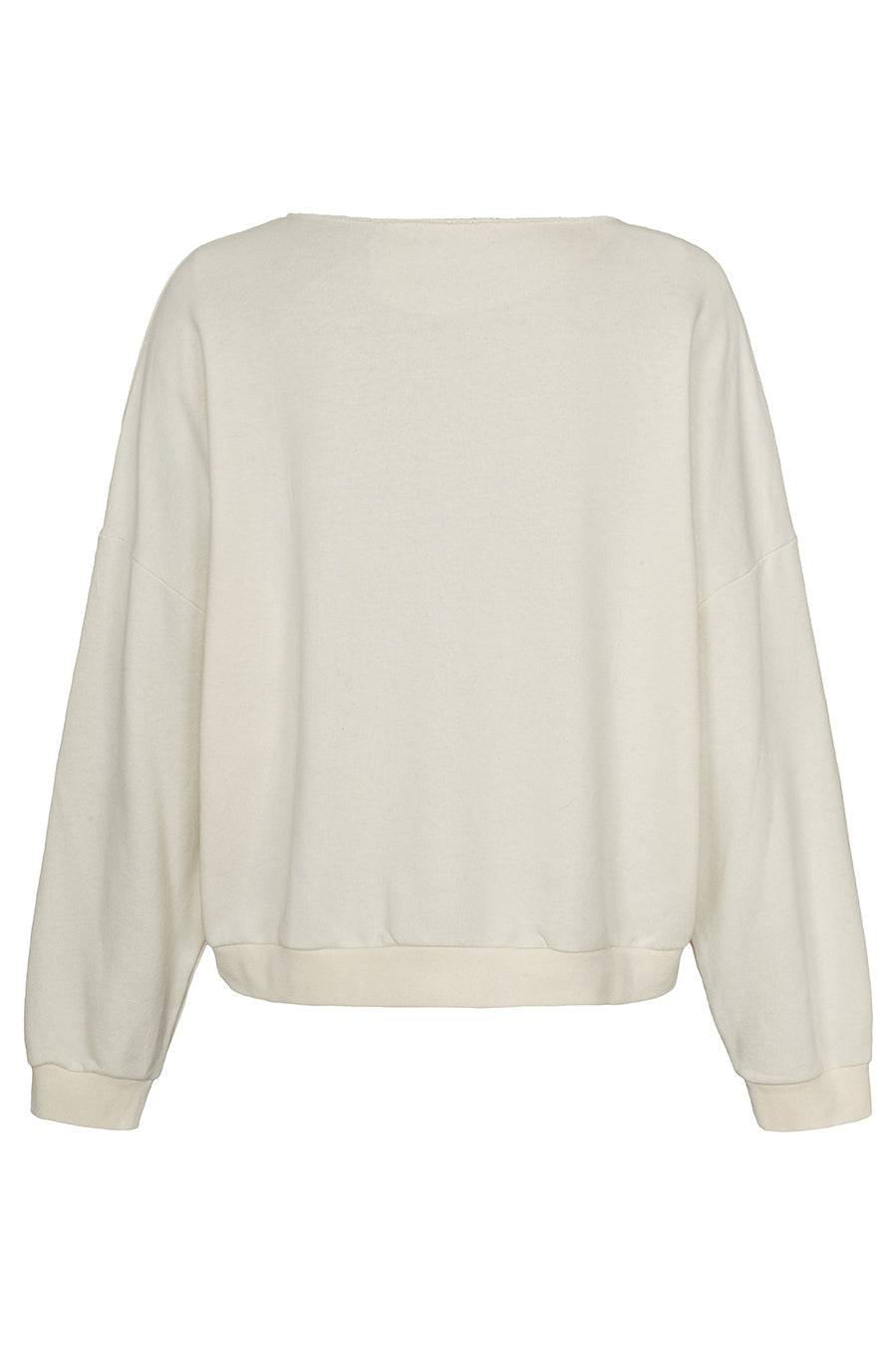 Liv Bergen Sweater Painted in offwhite im Angebot