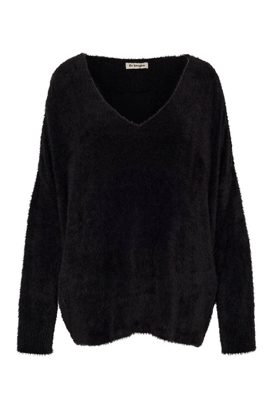 Liv Bergen Sweater HI knit in black Fabrikpreis