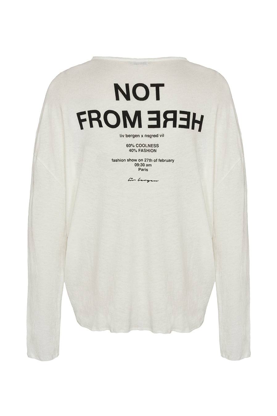 Liv Bergen Shirt Not in creme Versandkostenfrei