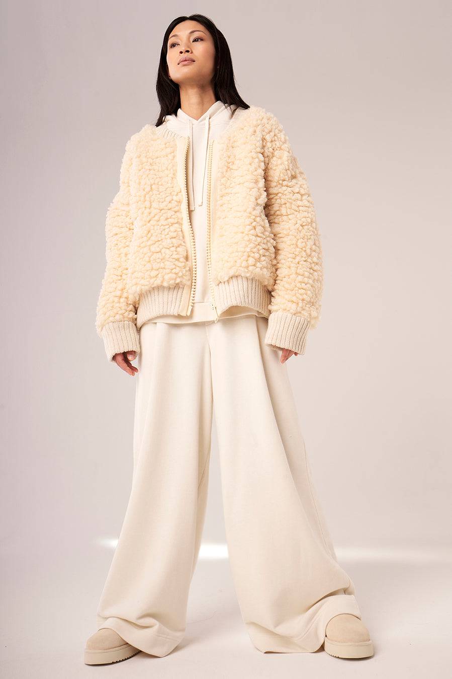 Liv Bergen Weite Hose in offwhite Neueste Mode
