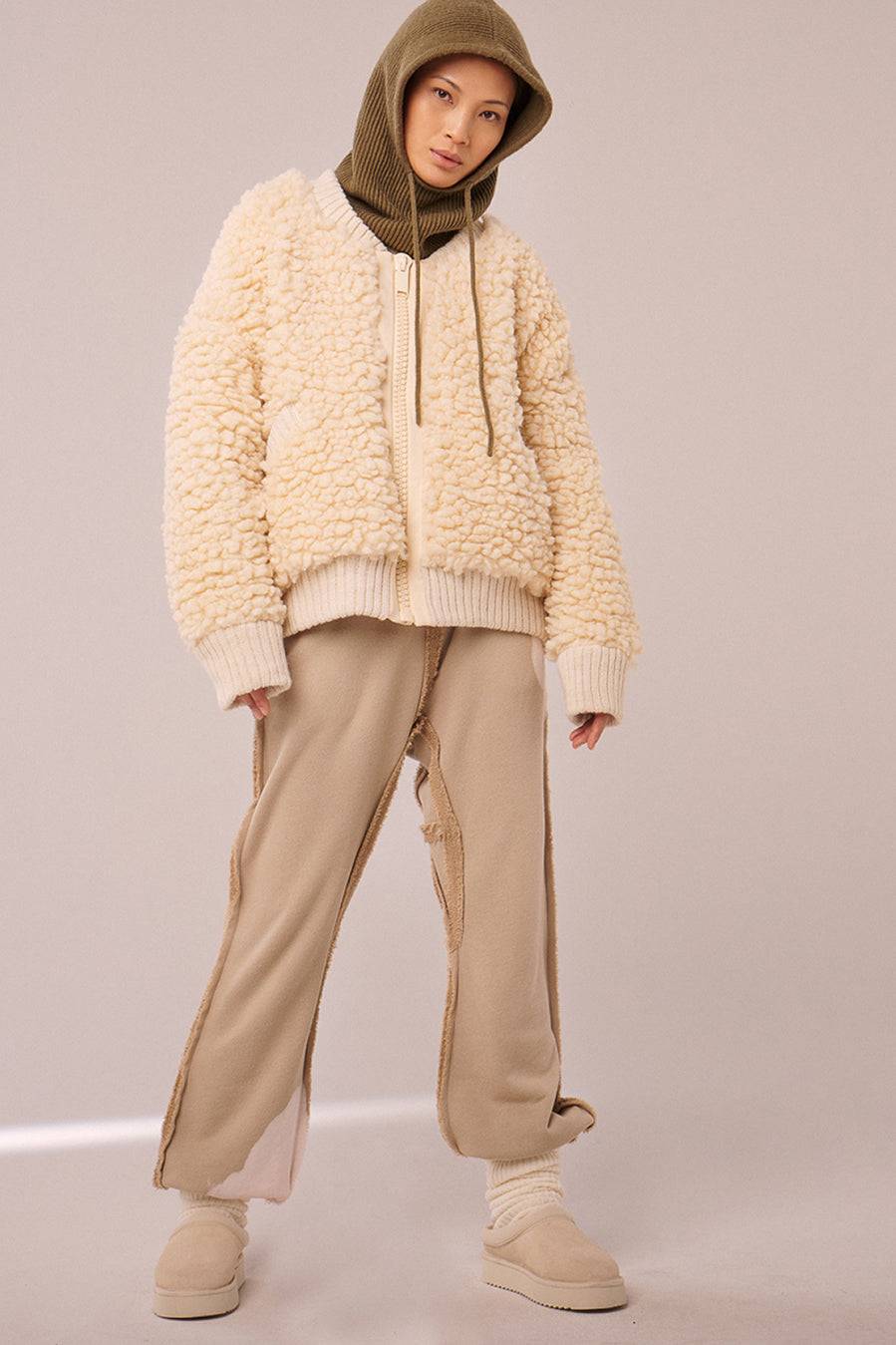 Liv Bergen Hose Bleached in camel Tägliche Deals