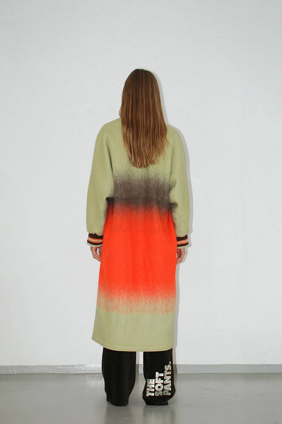 Liv Bergen Mantel Colored in green/orange Zeitbegrenzte Promotion
