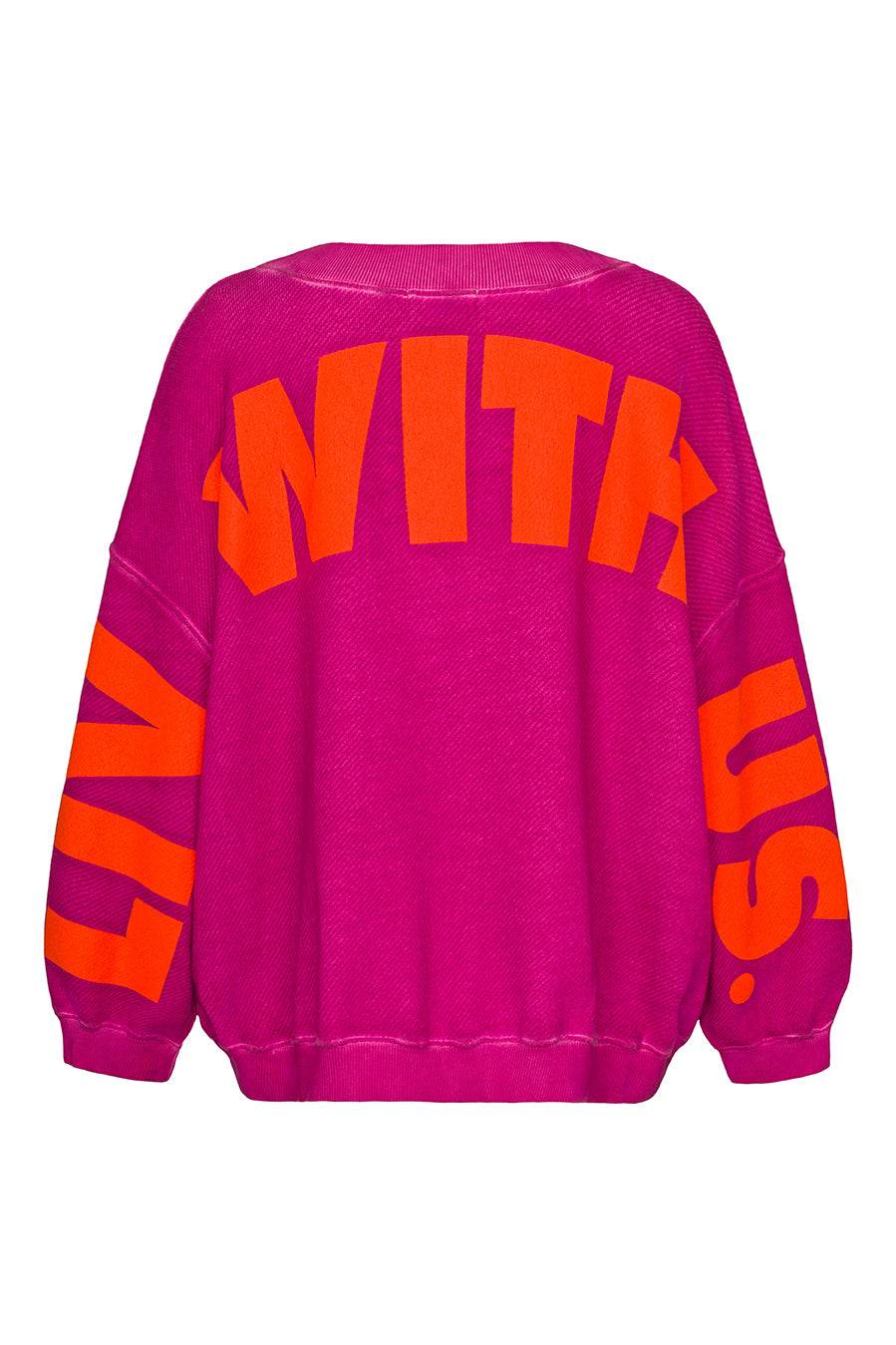 Liv Bergen Oversized Sweater Liv in neon pink Bis zu 65% Rabatt