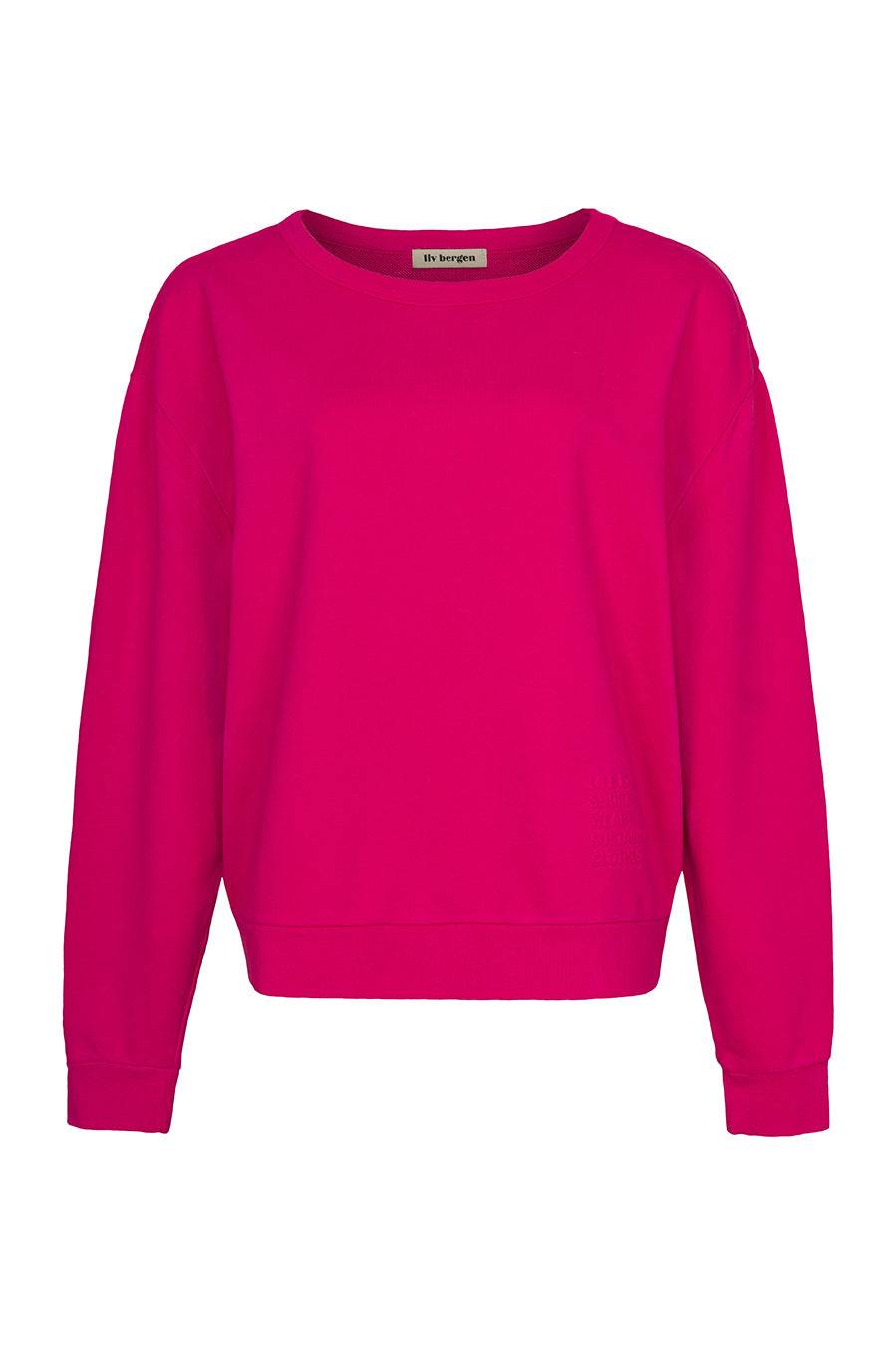 Liv Bergen Sweater Organic in fuchsia Nur für heute