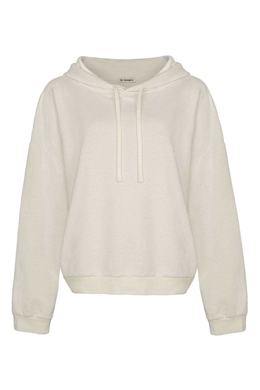 Liv Bergen Hoodie Come in offwhite Nur noch ein Tag übrig