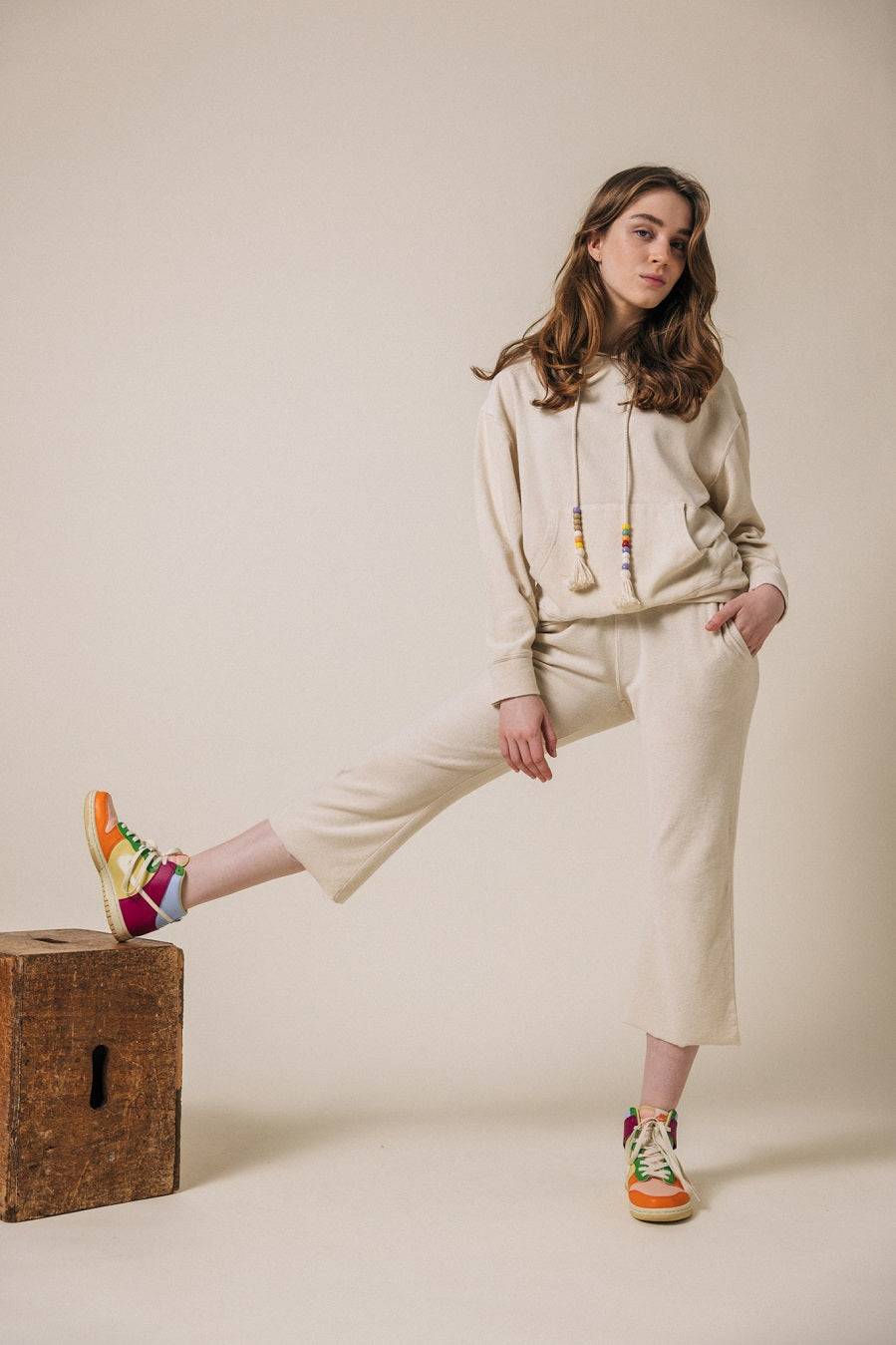Liv Bergen Hoodie California in creme Begrenzt auf 3 Tage