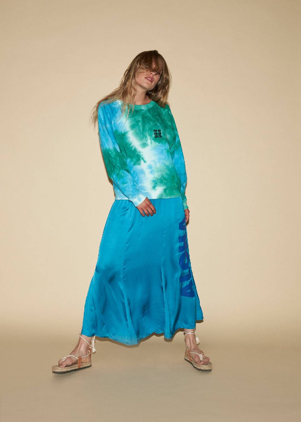 Liv Bergen Rock ALOHA VIBES in turquoise im Angebot