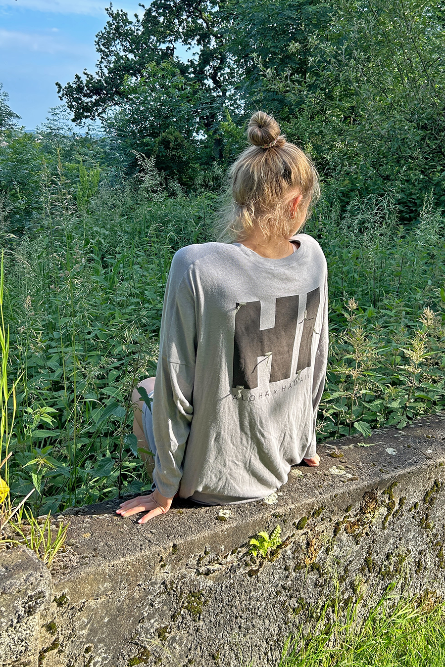 Liv Bergen Kleid HI in washed grey Schlussverkauf
