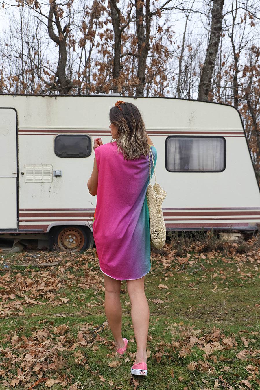 Liv Bergen Kleid Rainbow in multicolour Meist gekauft