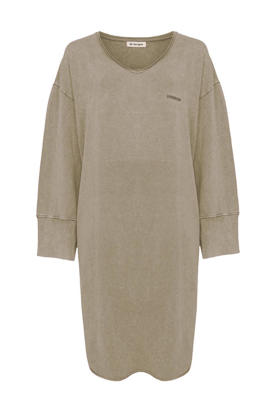 Liv Bergen Kleid LIV BERGEN in mud Günstig kaufen