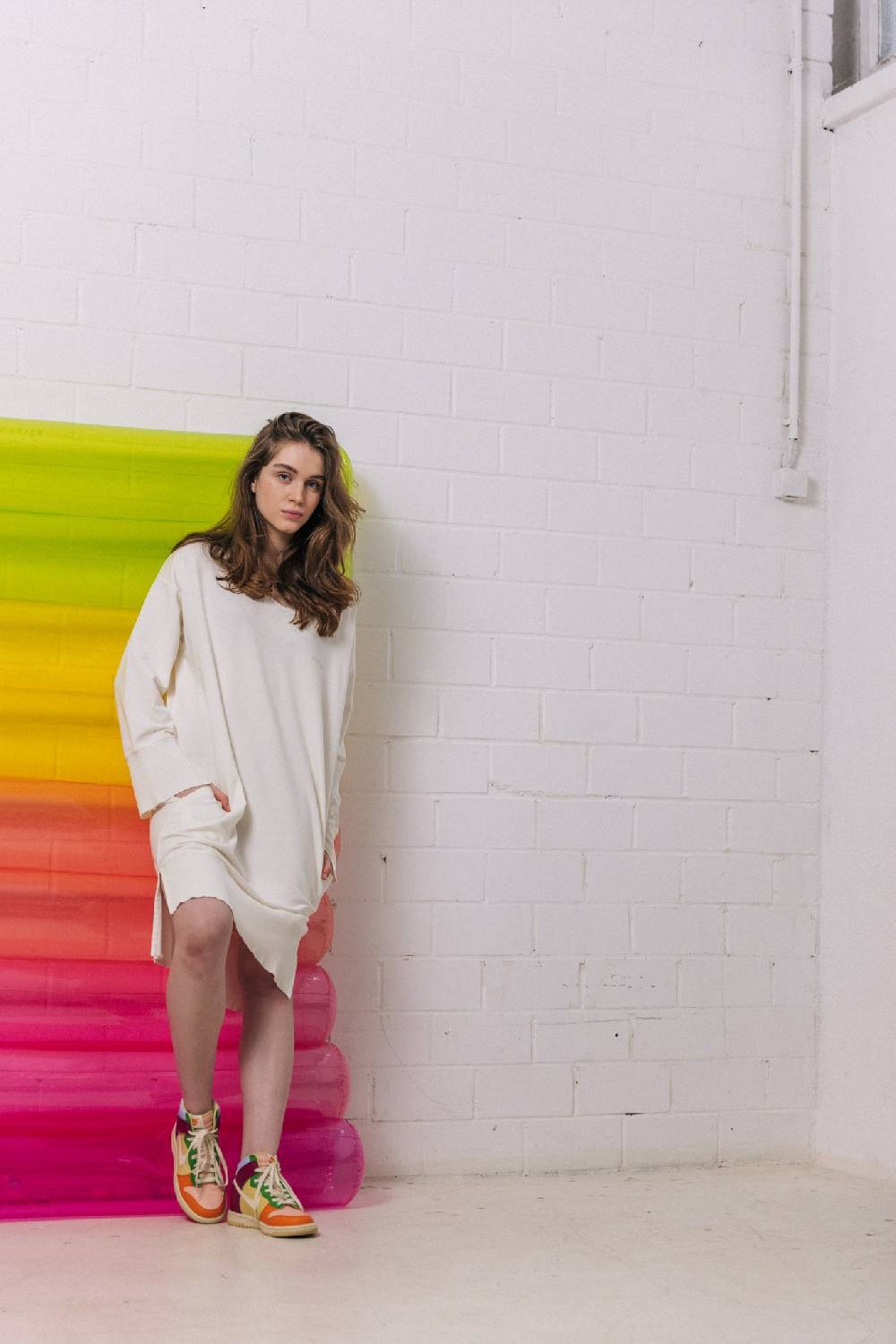 Liv Bergen Kleid LIV BERGEN in mud Günstig kaufen