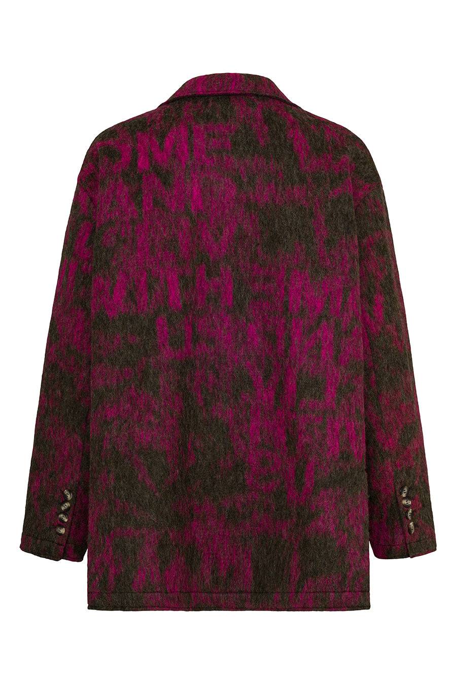 Liv Bergen Jacke Come in pink/brown Begrenztes Angebot