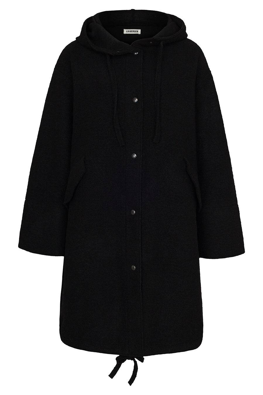 Liv Bergen Jacke Parka in black Weihnachtsangebot