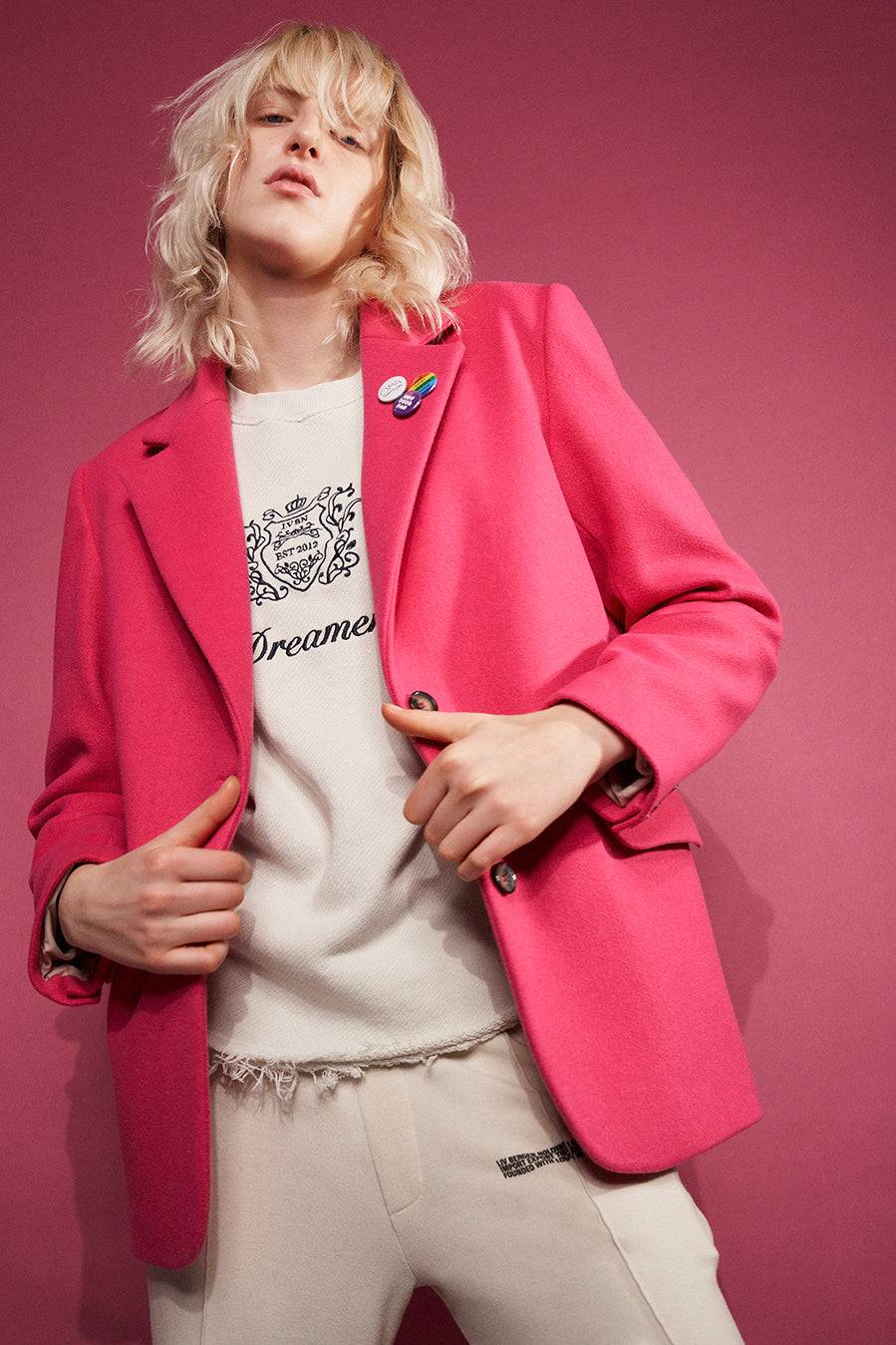 Liv Bergen Blazer in pink Heißer Verkauf