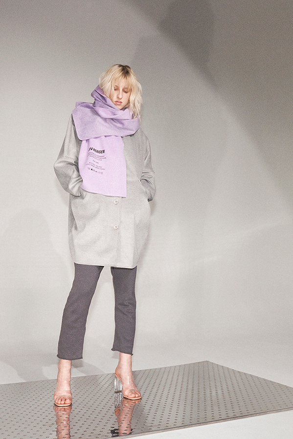 Liv Bergen Oversized Mantel in mouse Exklusive Angebote