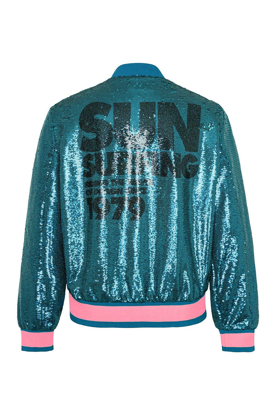 Liv Bergen Jacke SUN SURFING in turquoise Letzter Tag