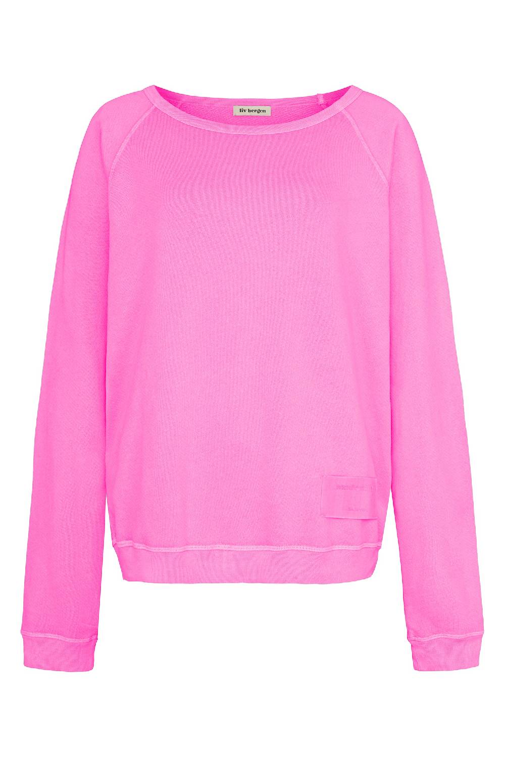 Liv Bergen Sweater Organic in neon pink Versandkostenfrei