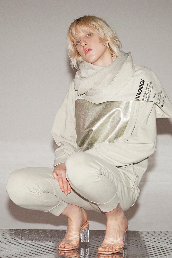 Liv Bergen Hose "100% Organic Cotton" in powder Muttertagsangebot